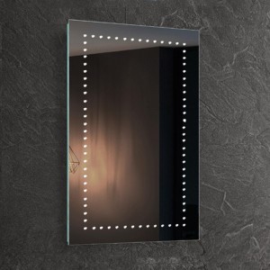 Espejo retroiluminado iluminado LED de lujo para baño de la UE y los EE. UU.-ENE-AL-106